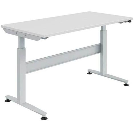 Banco da lavoro regolabile per officina - Carico mass. 140 kg - Dimensioni 1200x750x728/1128 mm - W010140029