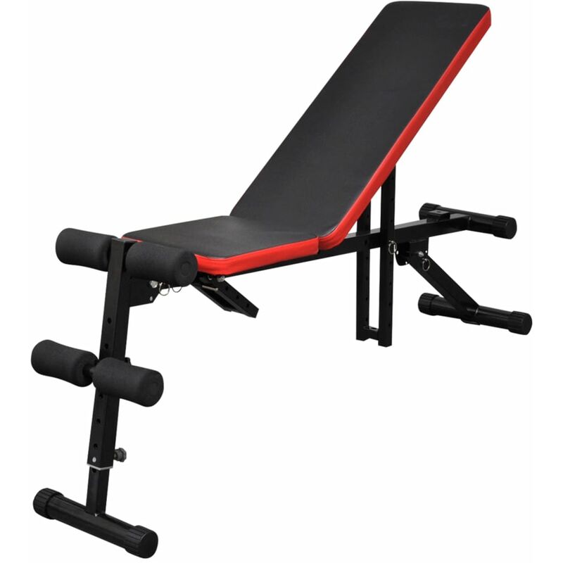 

Banco de abdominales ajustable multi-posición - Negro