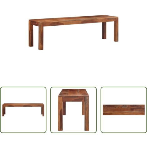 Banco de acacia -  Banco de madera maciza acacia 160 cm