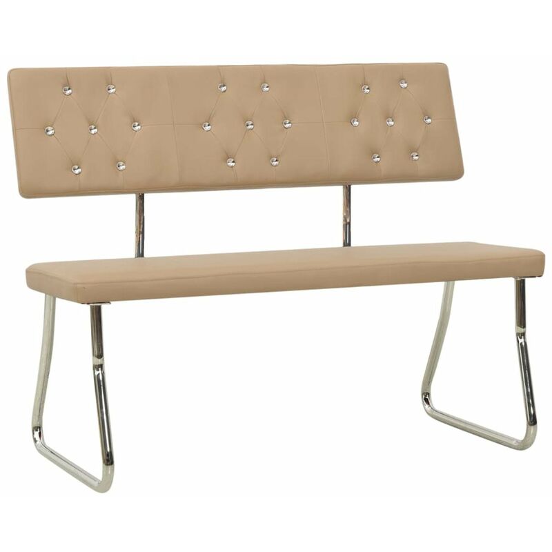 

Banco de cuero sintetico color capuchino 110 cm