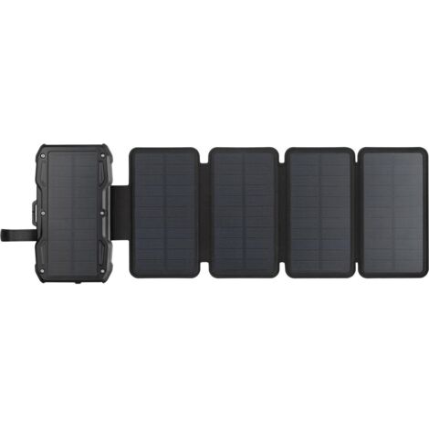 Banco de energía solar Sandberg de 5 paneles, 10 000 mAh, 421-05