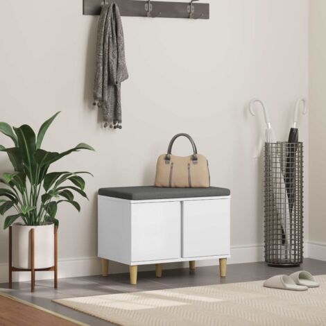 Banco de entrada 60 x 38 x 46 cm Madera Ingenierizada y Tela