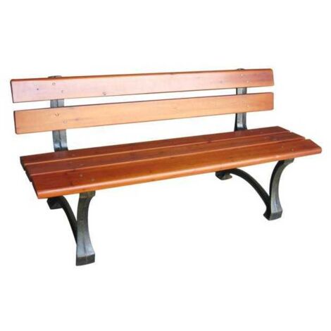 Banco de hierro/madera para jardín de 150 cm Vette 03806