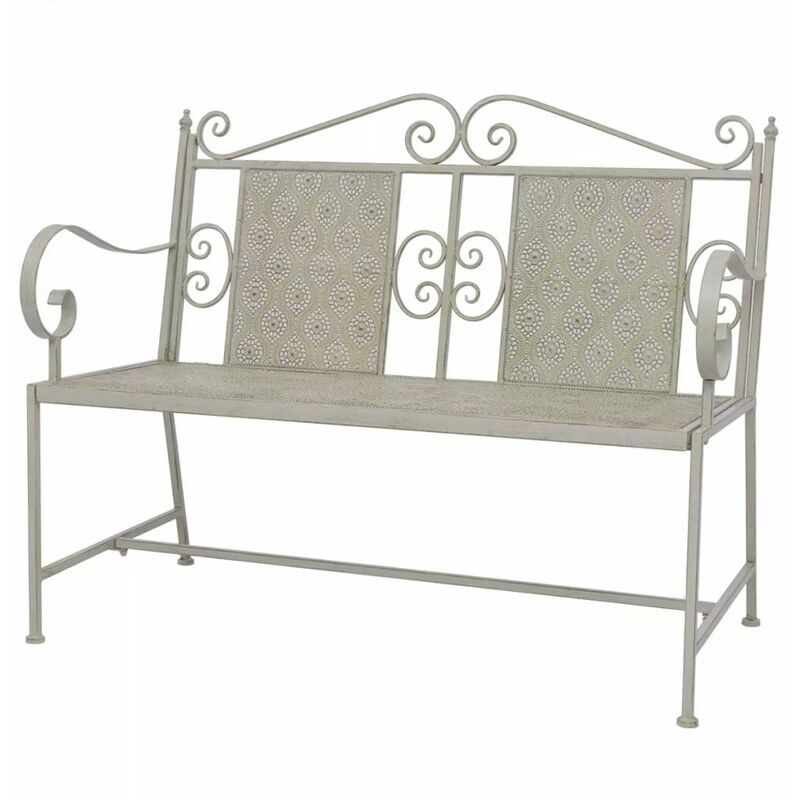 

Banco de jardin 115 cm acero gris