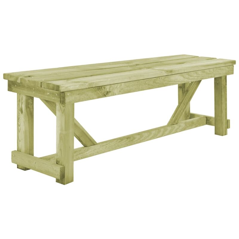 

Banco de jardín 140 cm madera pino impregnada
