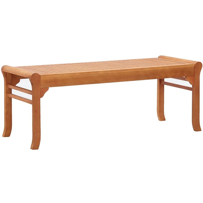 

Banco de jardín 2 plazas madera maciza de eucalipto 120 cm