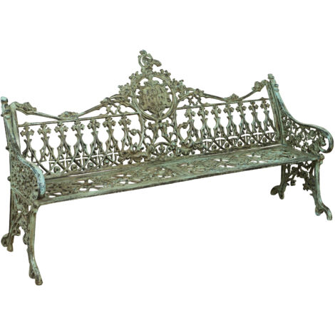 PHI VILLA Banco De Jardín De Hierro Fundido De 50