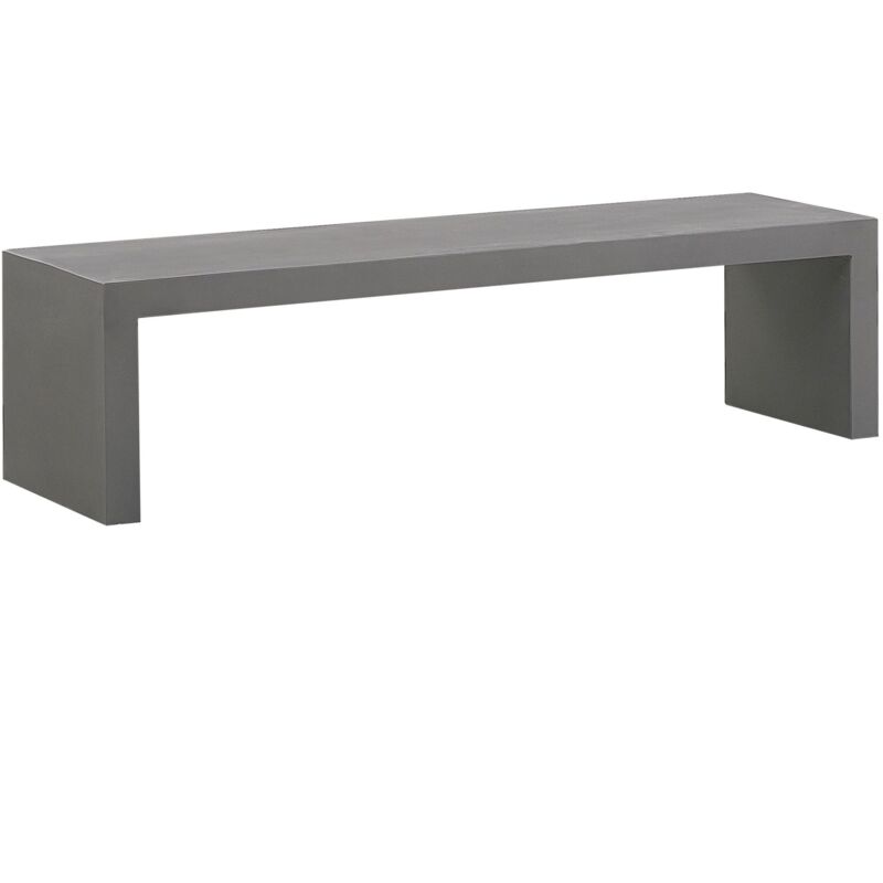 

Banco de jardín de hormigón gris 150 cm TARANTO