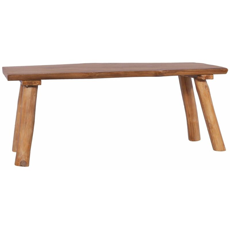 

Banco de jardin de madera maciza de teca 120 cm