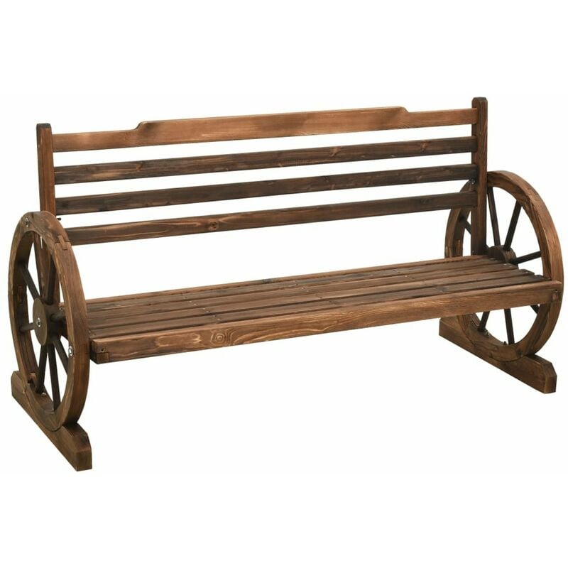 

Banco de jardin madera maciza de abeto 142 cm
