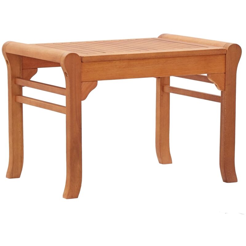 

vidaXL Banco de jardín madera maciza de eucalipto 64 cm - Marrón