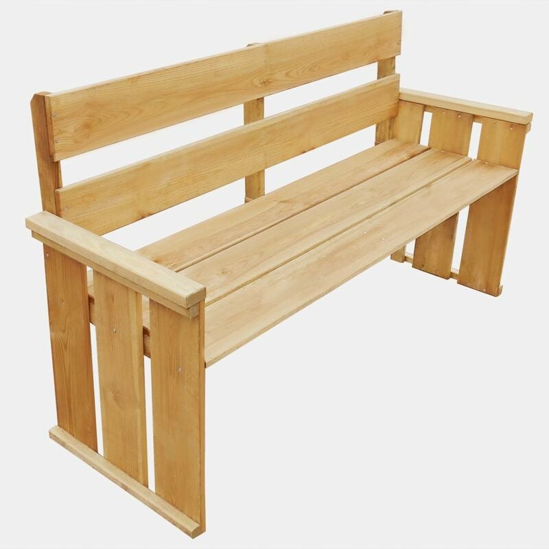 

Banco de jardin madera pino impregnada 160 cm