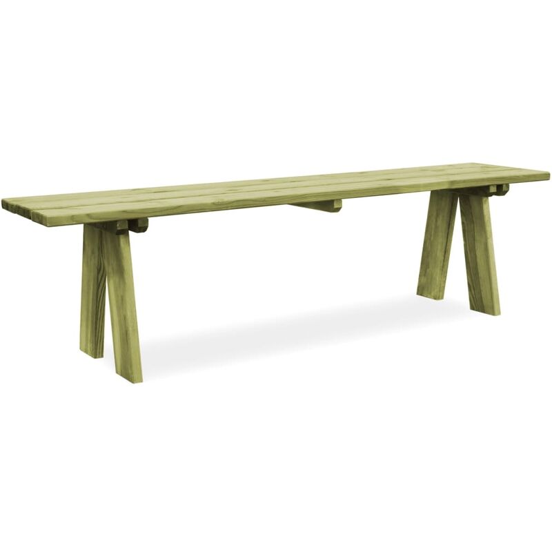 

Banco de jardín 170 cm madera de pino impregnada - Verde