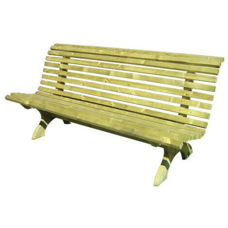 Banco de madera impregnada Lasa Green Park 180x65x80 cm