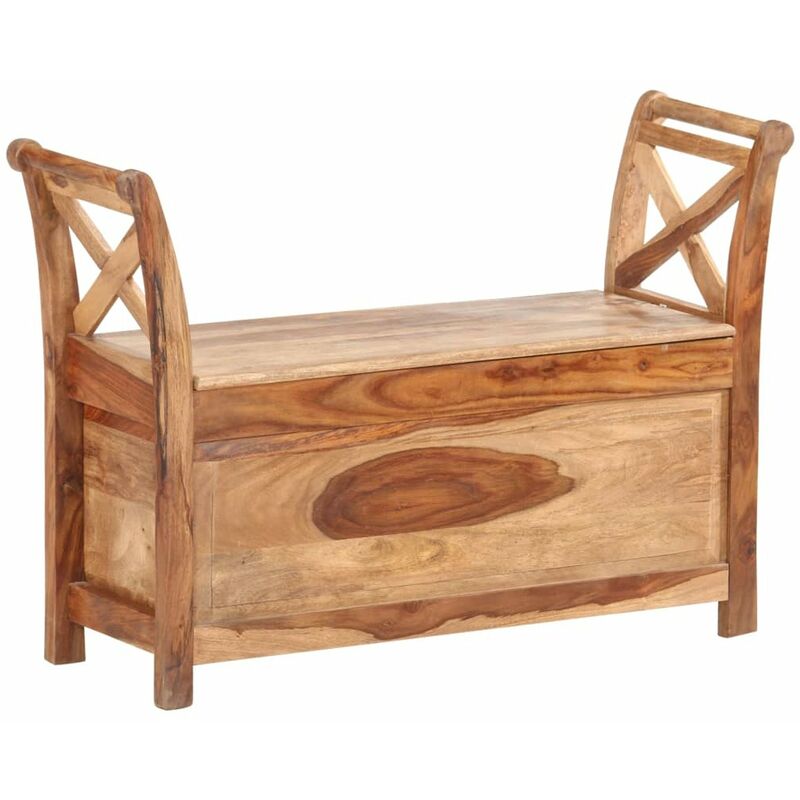

Banco de madera maciza de sheesham 103x33x72 cm