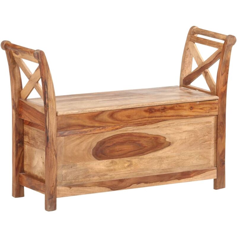 

Banco de madera maciza de sheesham 103x33x72 cm