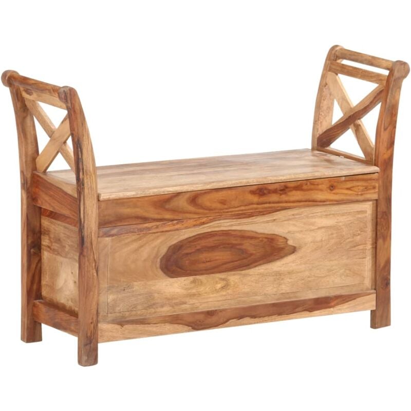 

vidaXL Banco 103x33x72 cm de Madera Maciza de Sheesham - Marrón