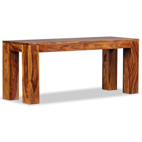 Madera Sheesham Banco Silla Asiento Mueble Mobiliario Sala Multitalle