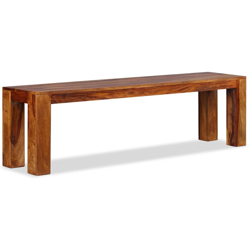 

Banco de madera maciza de sheesham 160x35x45 cm