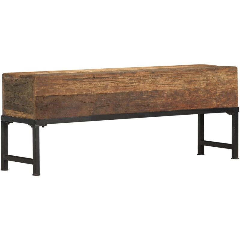 

vidaXL Banco de Madera Maciza Reciclada 120 cm - Marrón