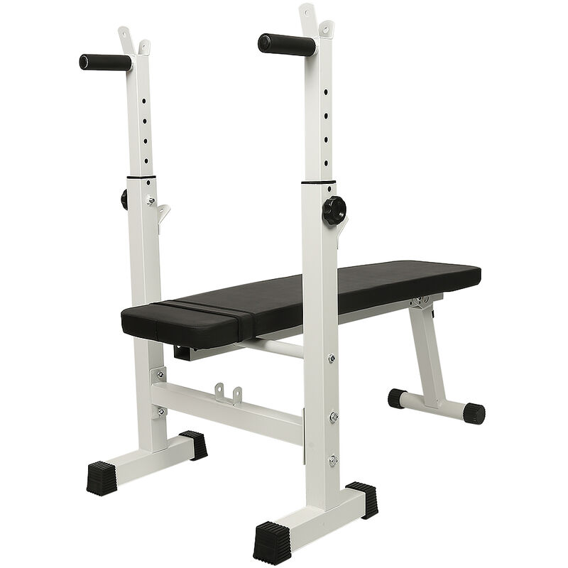 

Banco de pesas plegable -soporte de mancuernas, soporte para pesas, banco de musculación - hasta 200 kg