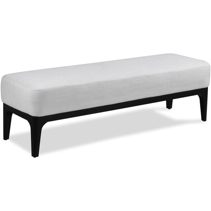 

Banco de Pie de Cama Descalzador Tapizado Delft Pärumm Gris Perla 153x46x46 cm