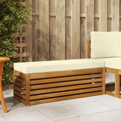 Banco de taburete exterior Madera de Acacia Sólida Natural