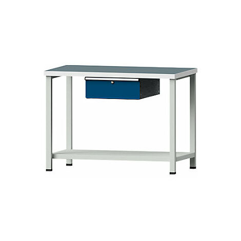 Banco de trabajo compacto  A x P 1140 x 650 mm  1 cajón 