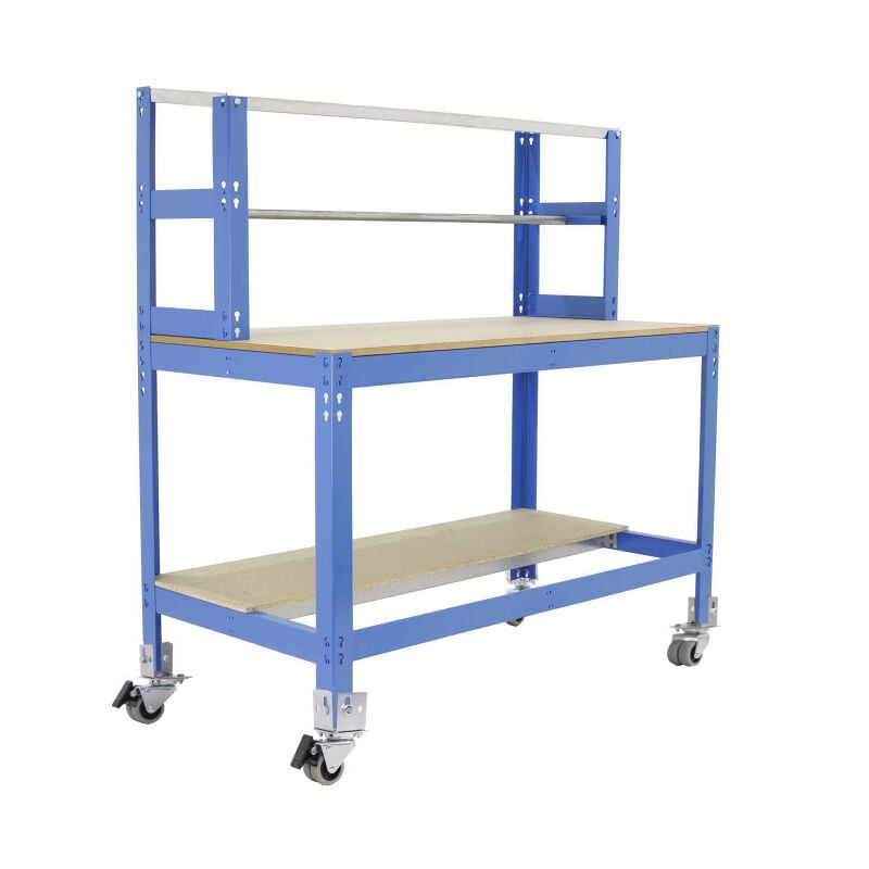 

Banco de trabajo con ruedas 156x151x76cm. 280Kg