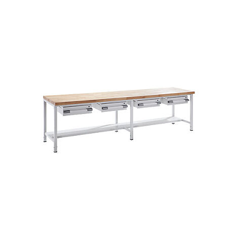 Banco de trabajo de altura regulable  bastidor modular  con