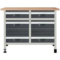 Banco De Trabajo Modular 1130 X 650 X 860 Mm Wolfcraft 8070000