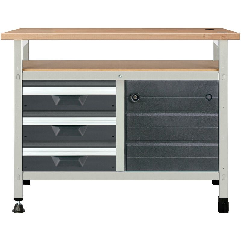 

Banco de trabajo modular 1130 x 650 x 860 mm 8062000 - Wolfcraft