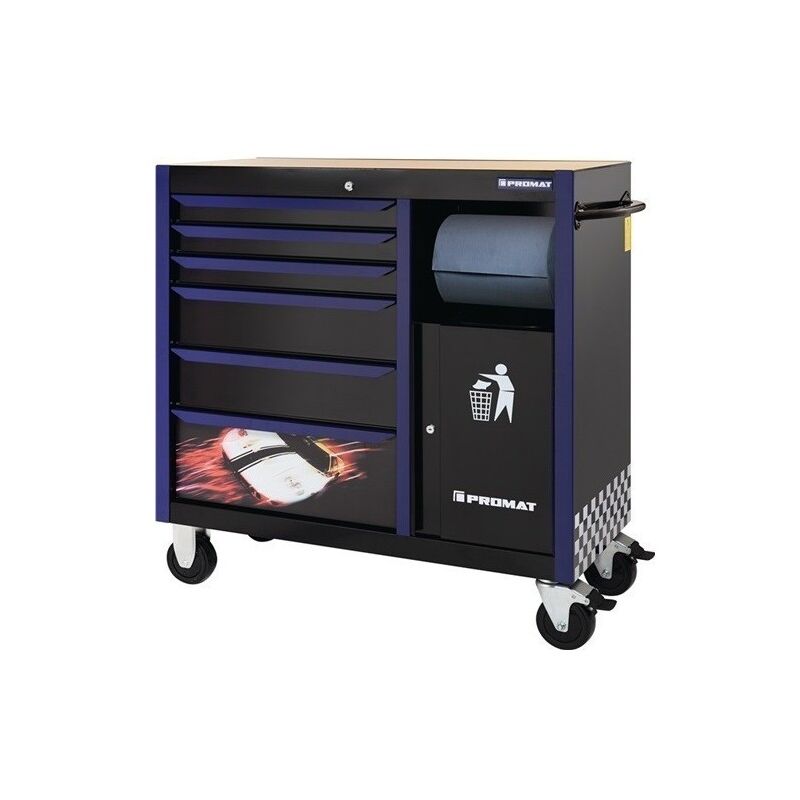 

Promat - Banco De Trabajo Con Ruedas Exterior - An 1127 X P 462 X Al