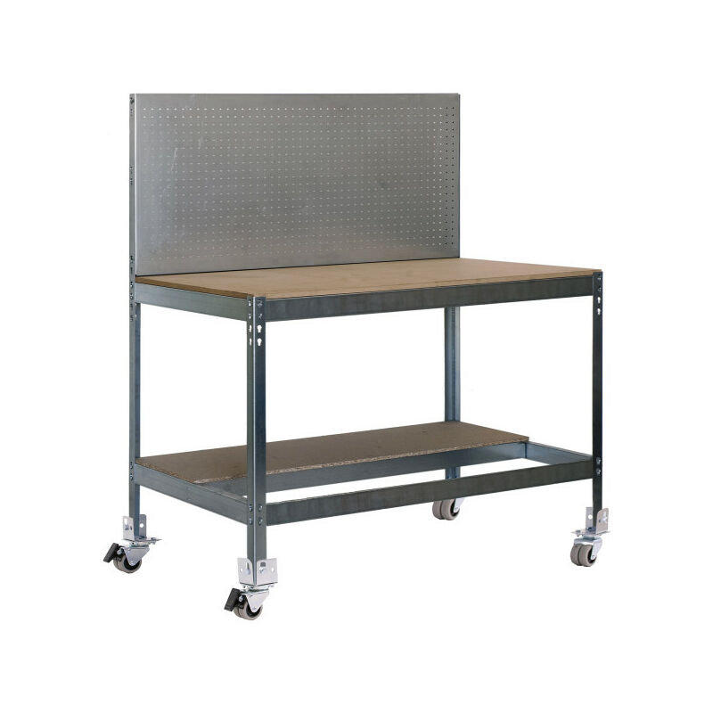 

Banco de trabajo Simonwork con ruedas BT2 Box 152x91x61cm galva/madera