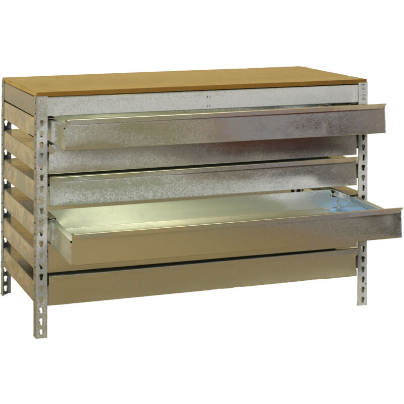 

KIT SIMONWORK MOBILE BT5 BOX6 1200 GALVA/MADERA - Simonrack