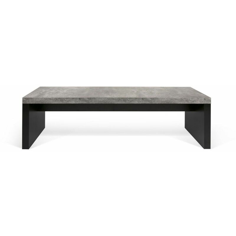 

Banco DETROIT hormigón y negro, 140 x 38 x 43 - hormigón y negro