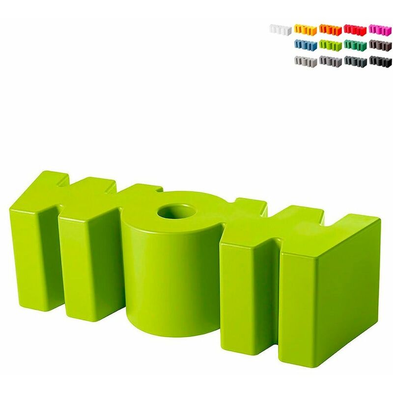 

Banco diseño moderno Wow interiores y jardines | Color: Verde - Slide