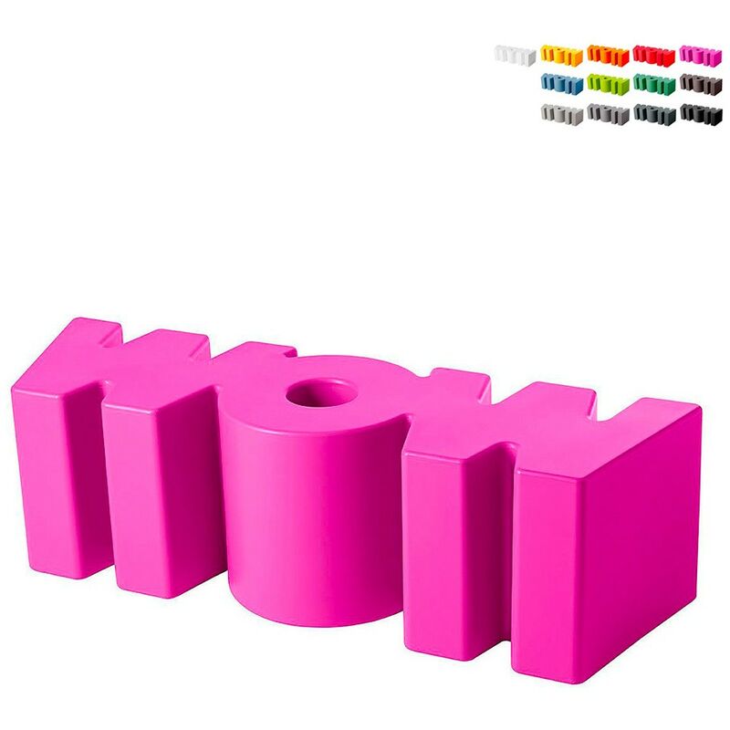 

Banco diseño moderno Wow interiores y jardines | Color: Fucsia - Slide