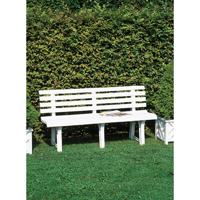 

Banco Jardin Resina Bco 147x49 Cm