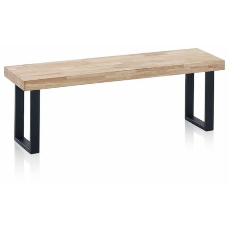 Banco Loft Roble salvaje - Negro 34cm (ancho) x 47cm (alto)
