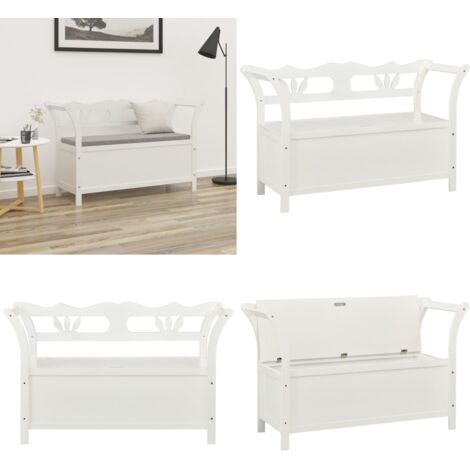 Banco madera maciza abeto blanco 107x45x75,5 cm - Banco de abeto - Banco de madera maciza