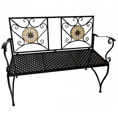 Banco Mosaico Decor 'Esmeralda' Cm 116 X 56 X H.90
