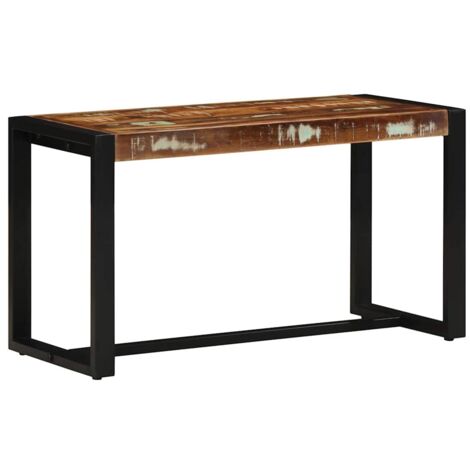 Banco Multicolor 80x35x45 cm Madera Maciza Reciclada vidaXL