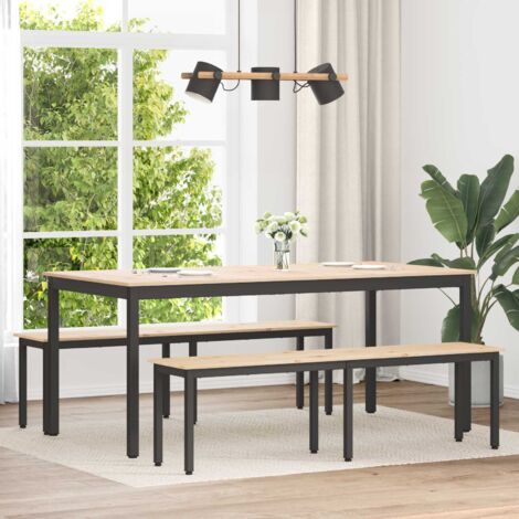Banco Natural 160 x 35 x 45 cm Madera de pino macizo
