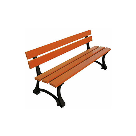 Banco para parques MORA  altura total 746 mm  longitud 1800 mm