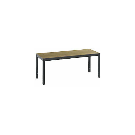 Banco para vestuarios COMFORT  asiento de HPL  longitud 1000 mm