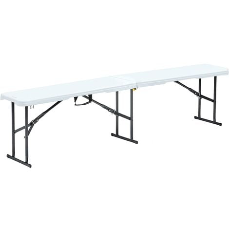 Tavolo da Lavoro Pieghevole in Alluminio con Ripiano - F16 Project