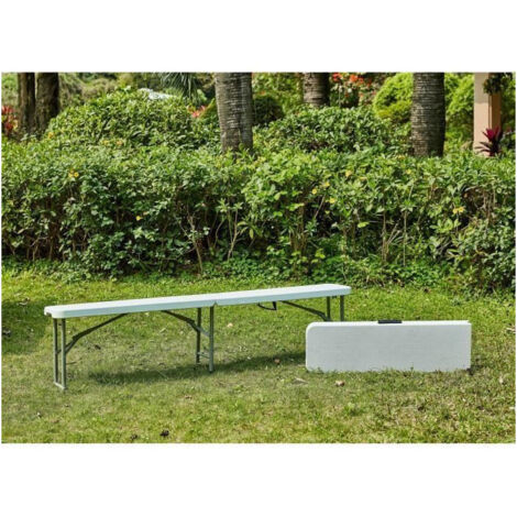 Banco plegable para mesa de recepción 180 cm