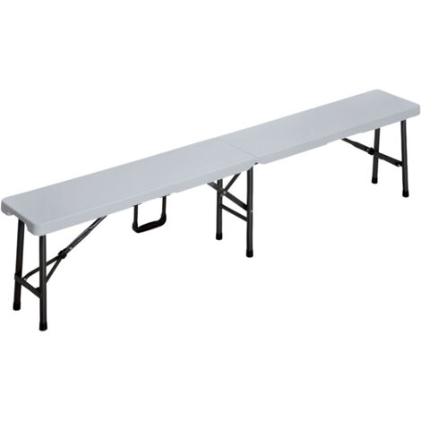 Banco Plegable 'Party' Cm 180 X 25 H 42 Cm - Col. Blanco