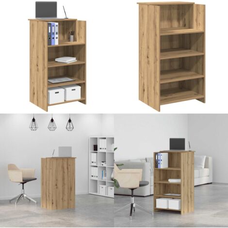 Banco Reception 55x50x103,5 cm in Legno Multistrato - Bancone - Archiviazione
